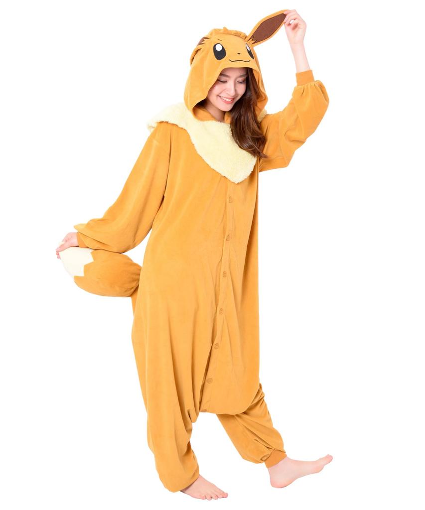 SAZAC Charakterstapel Kigurumi Pokemon Evoli