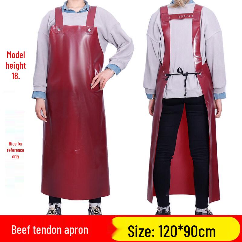 Heavy-Duty Waterproof & Oil-Proof PVC Apron