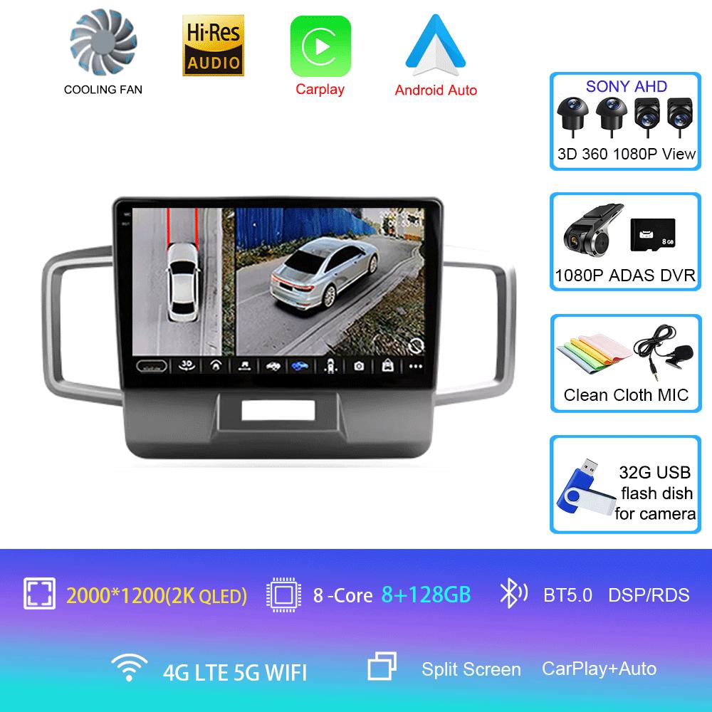 Android 14 Car Radio For Honda Freed 1 2008 - 2016 Right Hand Drive Multimedia Video Player Navigation Stereo GPS