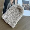 Women Vintage Warm Curly Furry Solid Color Leg Warmers Leg Covers Aesthetic Fuzzy Plush Boot Cuffs Socks for Winter Days