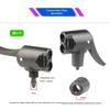 Multipurpose Air Pumps Nozzle Bicycles Pumps Nozzle Hose Adapter for Sports Equipment Road Bike Pumps Replacement
