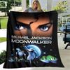 Michael Jackson retro printed blanket Flannel Warm Blanket Soft and Comfortable Blanket picnic blanket bed linings Birthday Gift