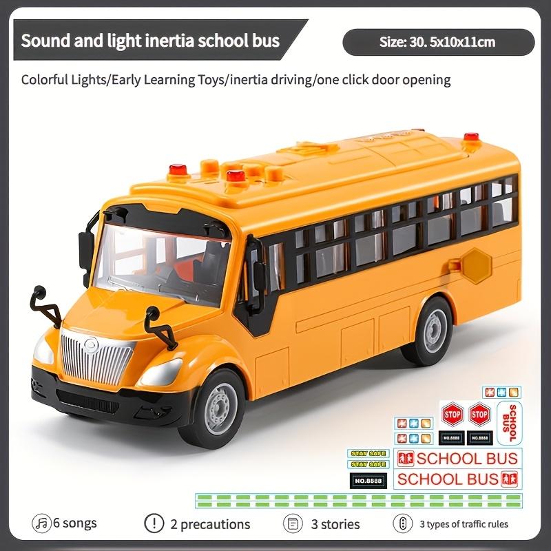 

Детский Имитационный Большой Школьный Автобус Инерционные Игрушки Световая Модель Автомобиля Интерактивные Обучающие Игрушки для Детей Подарок на День Рождения Рождество School Bus