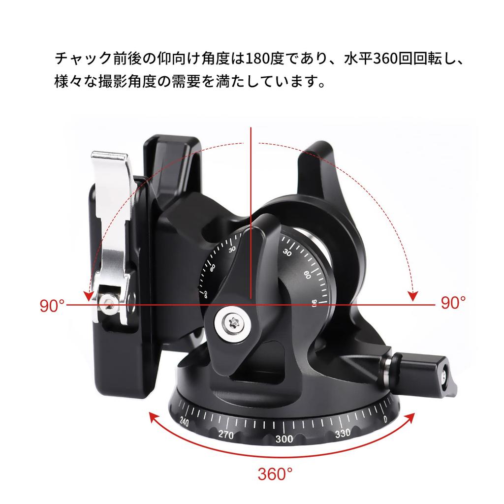 SWFOTO Head Monopod Head Arca Swiss DT-03 2-way 2-way (plate Included)