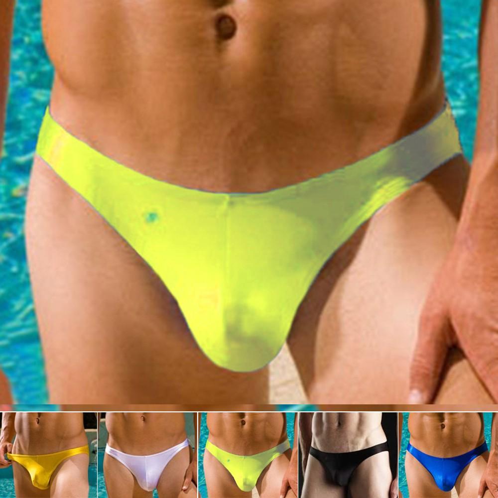Smooth Boxer Men\'s Briefs Thong Underwear Ultra-thin