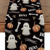 Anti-Slip Table Runner Ghost Pumpkin Bat Placemat Horror Tablecloth  Dining Table
