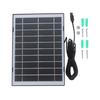 Solar Panel 8W High-Efficiency Output IP65 Waterproof Security Camera Power Supply Single Crystal Silicon Solar Panel