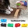 Cat Scratch Cardboard Cutting Machine Plastic Handheld 3D Printed Card Board Cutter DIY Creative Box Cardboard Cutting Tools New