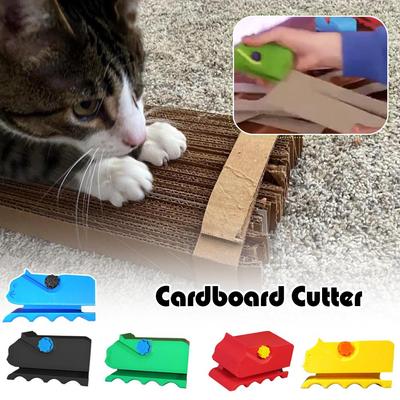 Cat Scratch Cardboard Cutting Machine Plastic Handheld 3D Printed Card Board Cutter DIY Creative Box Cardboard Cutting Tools New