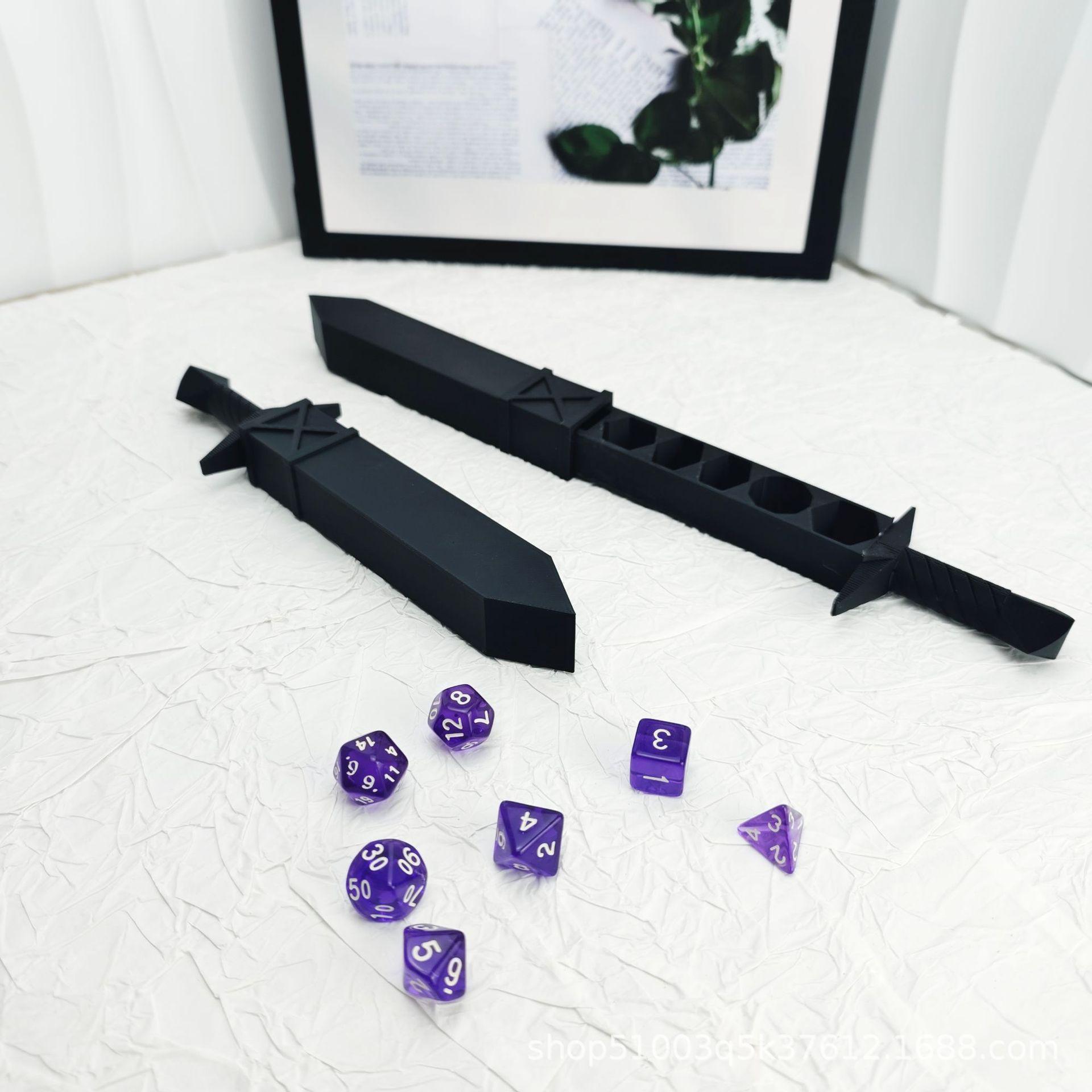 

Черный Органайзер для RPG DiceSword - Подарок для Dungeons & Dragons