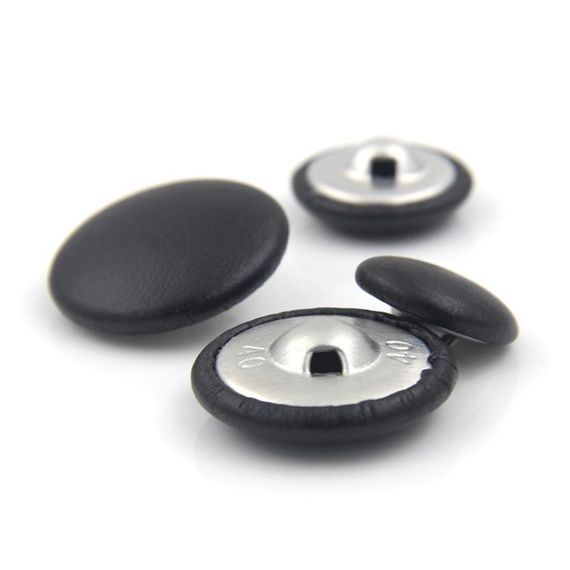 10Pcs High-End Leather Dark Eye Bag Buttons, Sofa Soft Bag Buttons, High-End Leather Jacket Casual Trench Coat Buttons