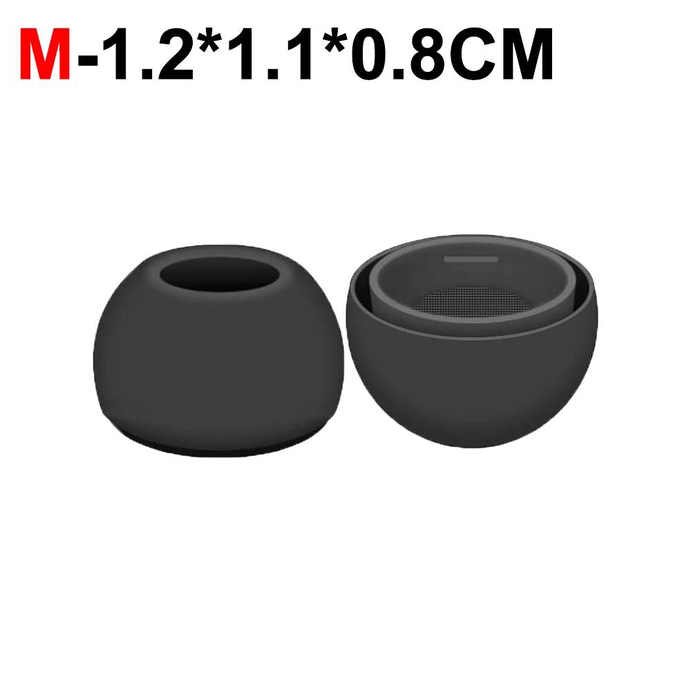 1-8 Pairs Ear Tips for Airpods Pro 3/Air Pods Pro3 with Noise Reduction Hole Non-Slip Soft Silicone Replacement Ear Tip XS/S/M/L