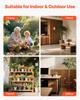 Gartentopf-Mover, Robuster Pflanzen-Dolly-Wagen mit verstellbarem Greifarm, Maximale Tragfähigkeit 65 kg, Topfpflanzen-Mover-Dolly mit Saugnapf und