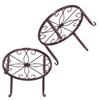 2PCS Plant Stand Flower Pot Potted Holder Indoor Outdoor Planter Supports Rack Office Decor