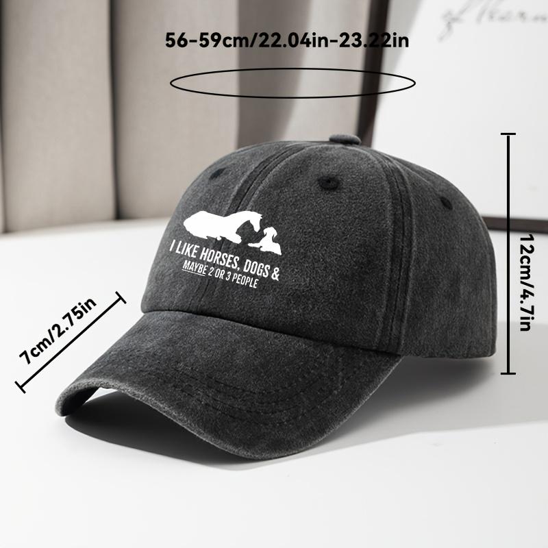 Baseball Cap Fashion Printed Casual Sun Hat Retro Soft Top Peaked Cap Adjustable