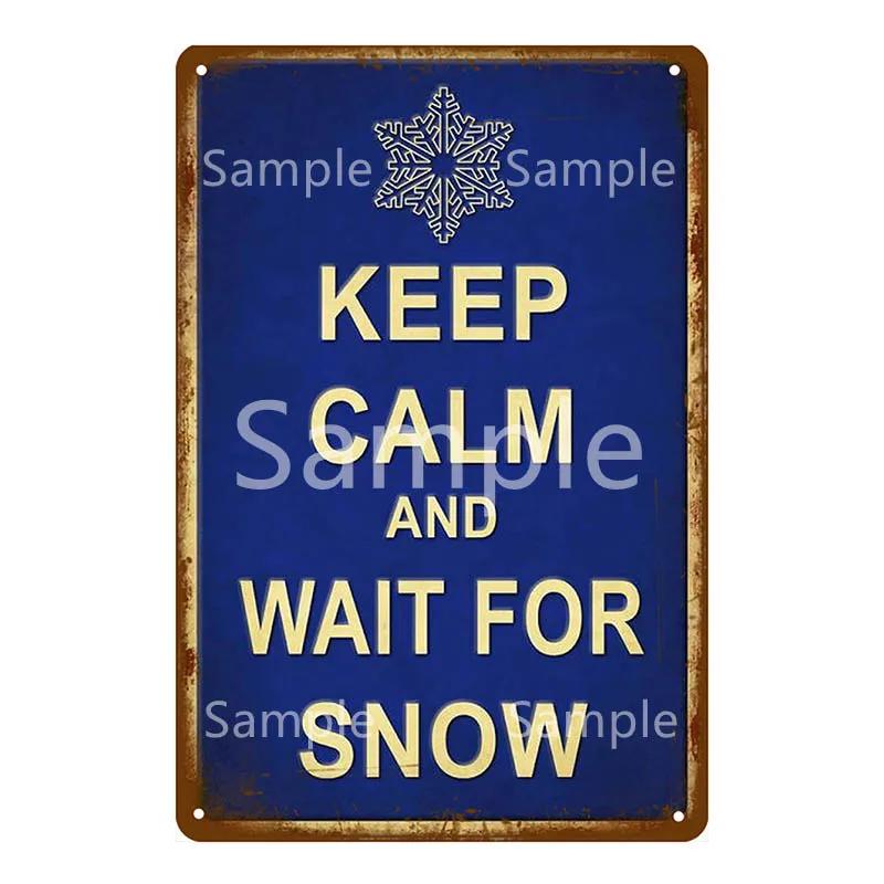 Keep Calm Warning Vintage Tin Sign Metal Plate Beware Of The Wife Wall Decoration For Garage Danger Man Cave Wall Decor YI-237