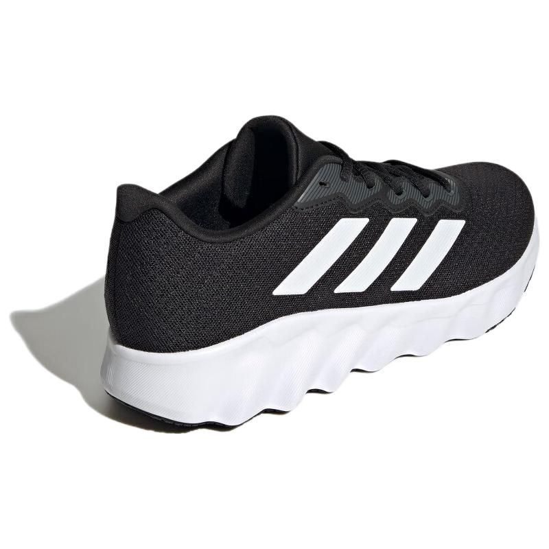 Adidas Switch Move Comfortable Durable Breathable Low Top Running Shoes Unisex Sneakers Black White ID5253