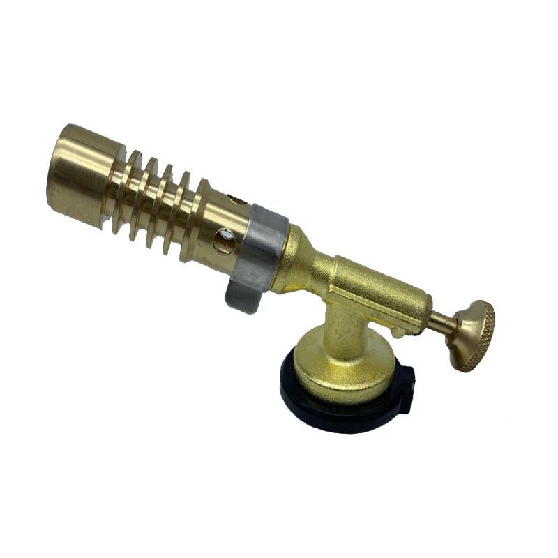 

1 шт. Портативная сварочная горелка с пламенем, высокотемпературная латунная медная газовая горелка для пайки, сварки, сантехники As shown-1pc