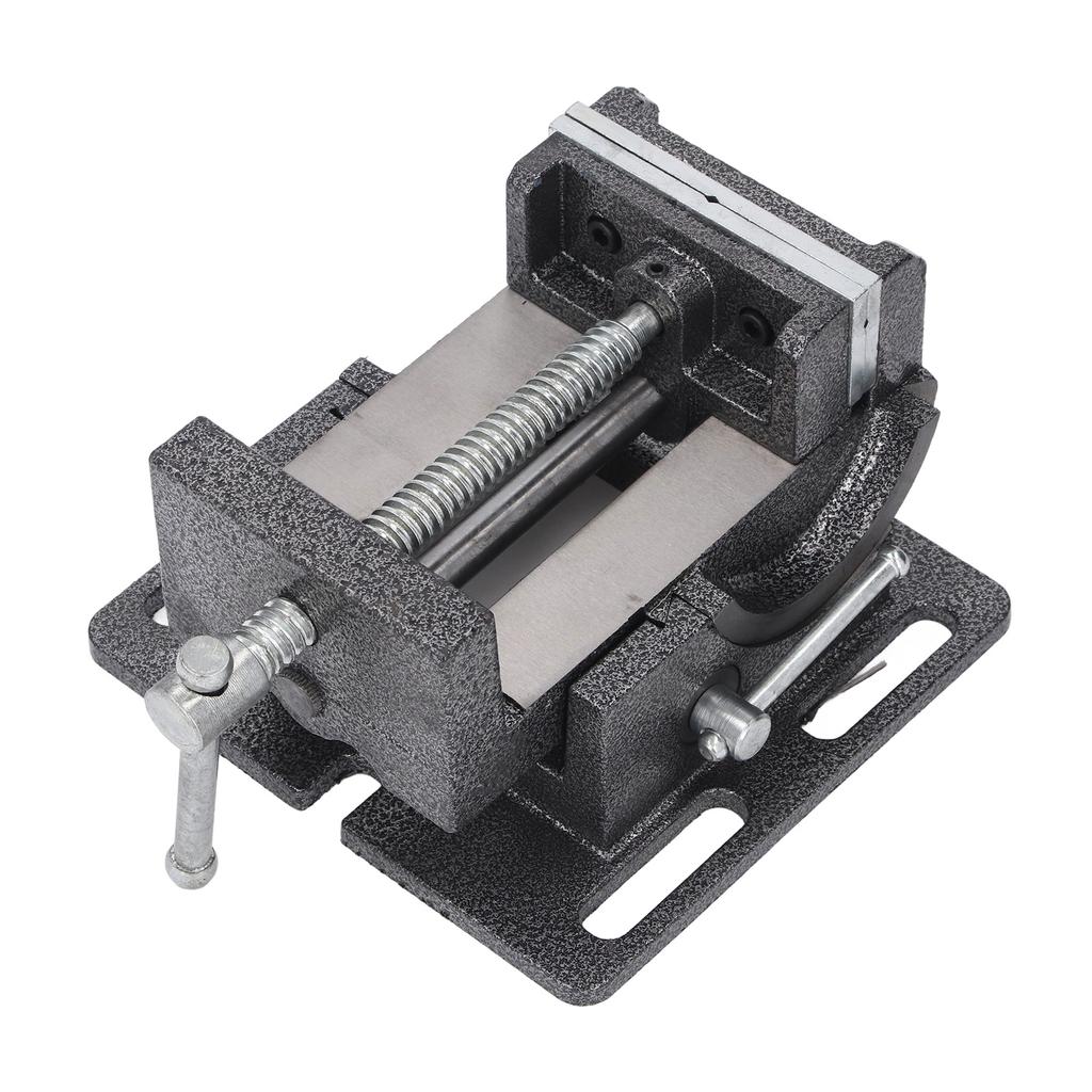 4 Inch Bench Vise 90 Degree Tilting Angle Vice Crossed V Groove Removable Jaw Adjustable Table Vise 