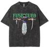 Unisex Anime Jujutsu Kaisen Gojo Satoru T Shirts Washed Men Women 100Cotton T-Shirts High Quality Retro for Men Women Tops Tees