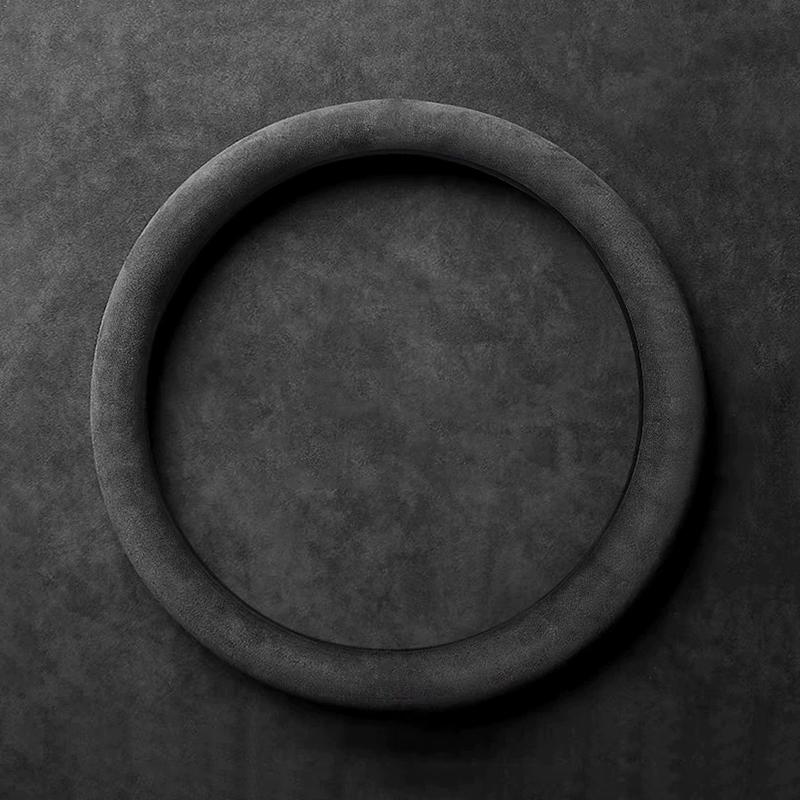 Car Steering Wheel Covers Suede Steering Wheel Cover Wrap Universal 37-38Cm Breathable Steering Covers Car Accessories