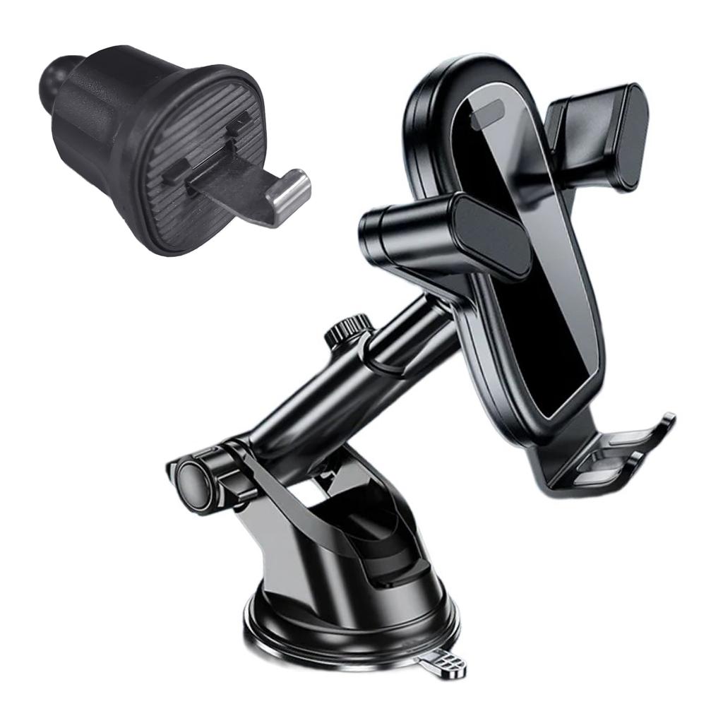 Car Phone Holder Mount 360 Rotatable Air Vent, Phone Mount for Car Metal Hook Clip Cellphone Holder for 4.7inch-7inch