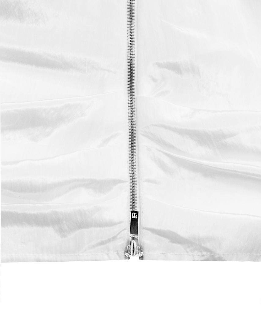 Teulimingbeodeu Metal Circle Drape Sleeveless [ White ]