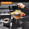 Stable Car Tray Organizer! Multi Functional Cup Holder and Tray with Dual Slots and Storage Space