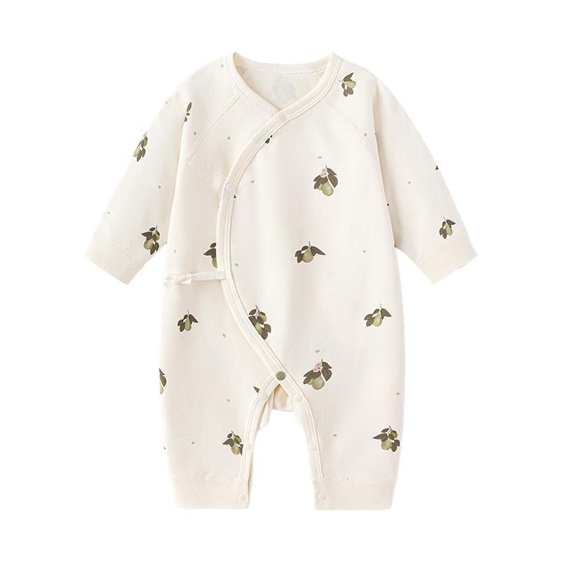 Babylove Pure Cotton Newborn Tie-Front Romper 59