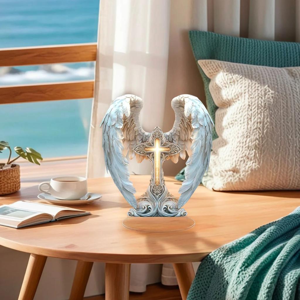 Exquisite Kreuz Acryl Ornamente Ornamente