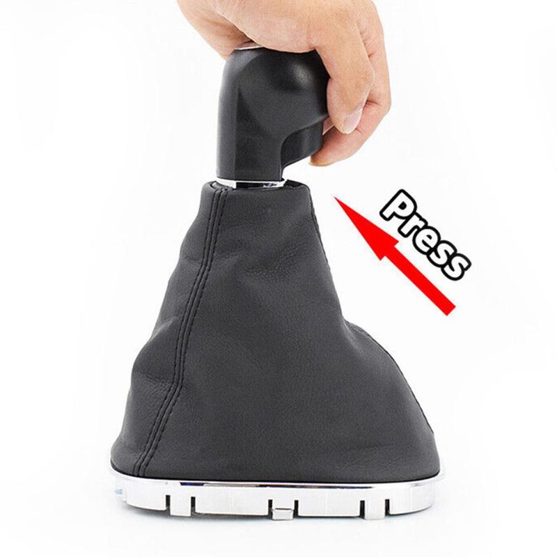 Left Up Manual Gear Shift Knob Lever Stick Gaitor Boot 5 Speed Fit for Opel Vauxhall Corsa D S07 Corsa E X15 Adam M13 2014