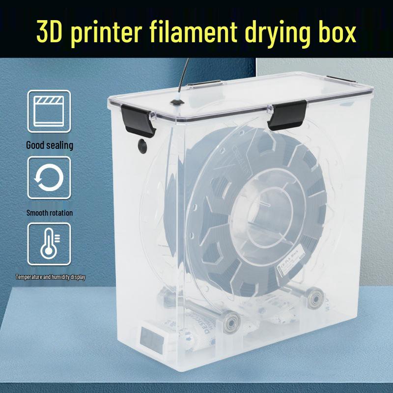 3D Printer Filament Drying Box, Moistureproof Storage for 1KG PLA