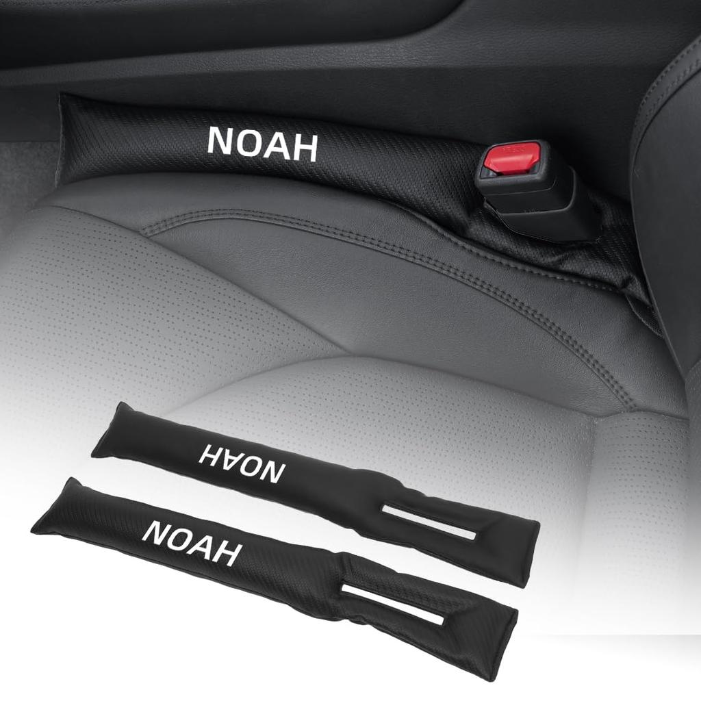 gap filler fall compatible with NOAH 80 90 car seat side front and back easy console gap PU car interior driver and passenger symmetrical logo set of