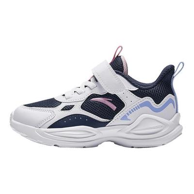 Kids Synthetic Leather Fabric Trendy Versatile Lightweight Shock Absorbing Low Top Running Shoes Kids Sneaker Blue White Red A22449977-2