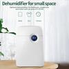 72W 2500ML Electric Dehumidifier Air Dryer Remote Control Home Mute LED Screen Double Drainage System Multifucntion Purifier EU Plug