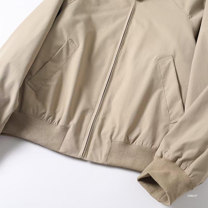 2026 Spring Men's & Women's Harrington Stand Collar Long Sleeve Zipper Jacket