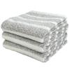 Imabari Towel Stylish Border Face Set of Made In Highly Medium Premium Quality Towels, Brown, 3, Japan, Fluffy, Soft, Absorbent, Weight,