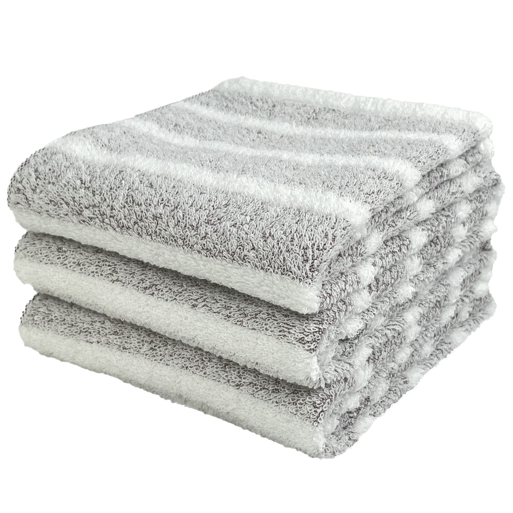 

Имабари Полотенце Стильный Бордюр Набор Лицевых из Высоко Среднего Премиального Качества Полотенца, Коричневый, 3, Япония, Пушистый, Мягкий, Впитывающий, Вес,