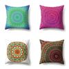 Nordic Bohemian Ethnic Style Polyester Pillow Case Car Decoration Home Printed Bedside Pillow Case