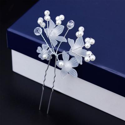 Tresse Perle Fleur Belle Épingle à Cheveux Accessoires Épingle à Cheveux Fleur Pince à Cheveux Coiffe Épingle à Cheveux Mariée