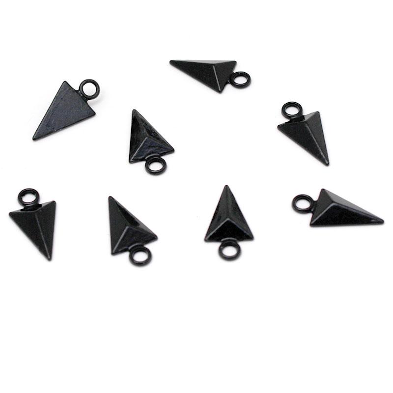 20Pcs Triangle Charms Pendant for Earrings Bracelet Necklace Jewelry Making Stainless Steel Pendants DIY Handmade Accessories