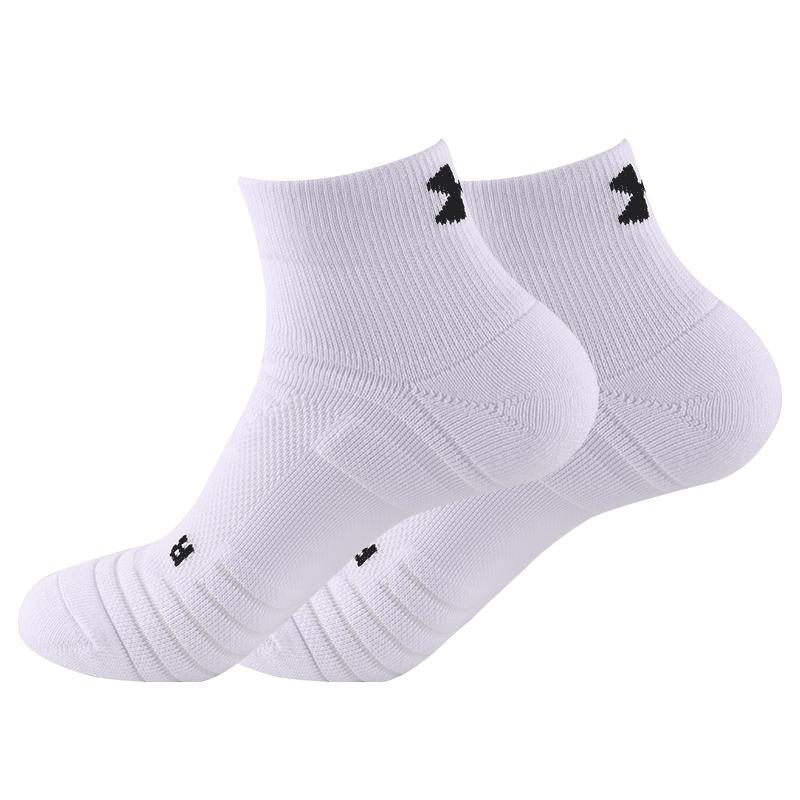 Мужские короткие спортивные носки Under Armour L (EU 39-43) белый (1 пара)