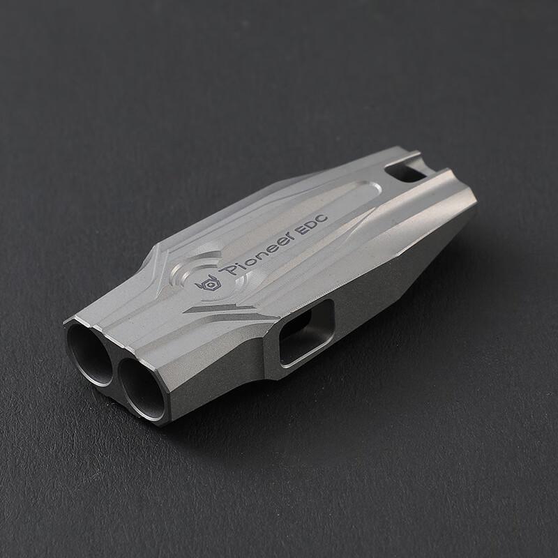 NuFeng Outdoor Dual-Tube Titanium Alloy Survival Whistle