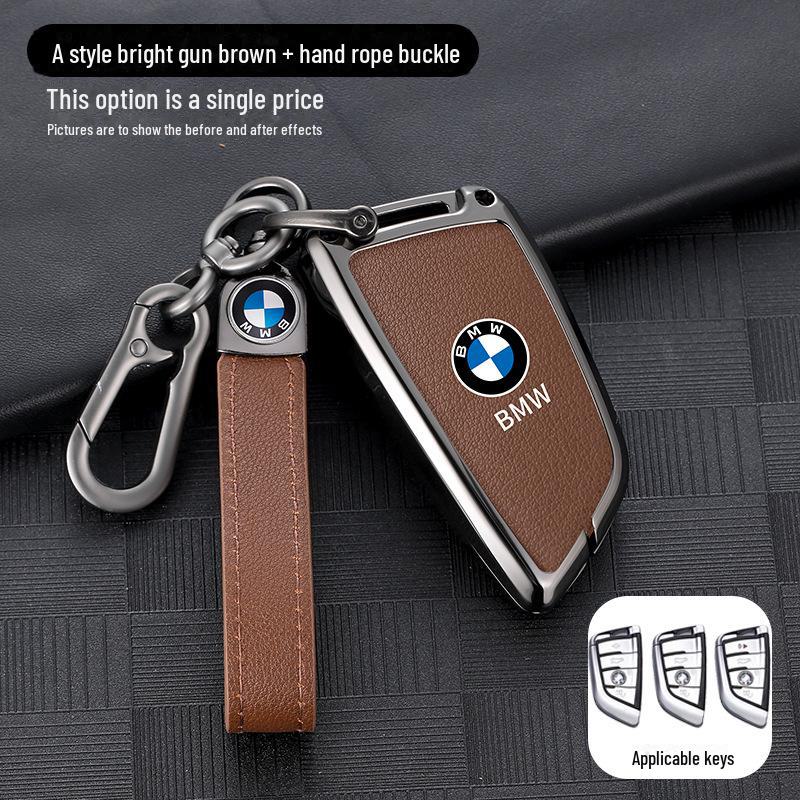 

Подходящий чехол для автомобильного ключа для BMW: Совместимо с 5 серией 530L, 3 серией 325Li, 4, 6, 7 сериями, X1, X3, X4, X5, X7 (22 модели)