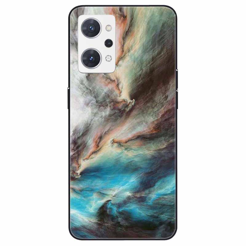 For OPPO Reno 9A 7A Case Soft TPU Fashion Marble Silicone Bumper Covers for OPPO Reno 9 A 5G CPH2523 Reno7A Protector Reno9 A