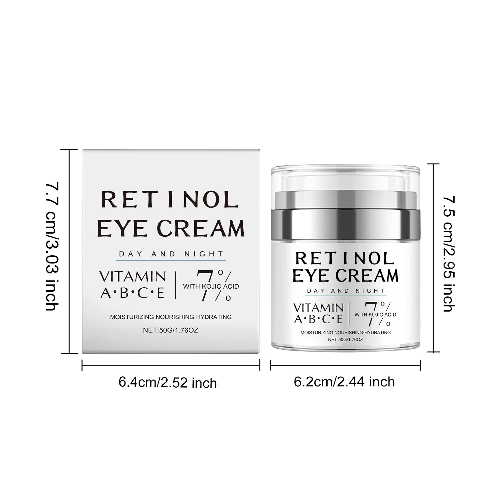 

Retinol Firming Eye Cream Improve Drying Relieve Eye Bags Promoting Skin Microcirculation Inhibit Melanin Moisturizing Skin Care 50g