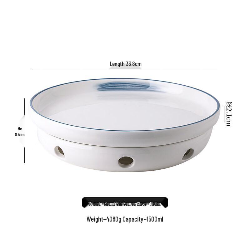 Ceramic Candle Heated Warming Plate