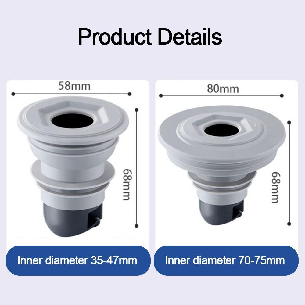 Silicone Washbasin Floor Drain Core Sealing Ring Floor Drain Connector Sewer Pipe Strainer Plug