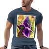 Purple Lightning Tshirt Cotton T Shirts Man 100 T Shirts For Man Slim Fit T Shirt Man Cotton Tshirt