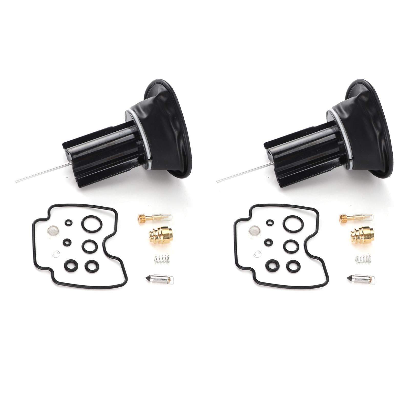 2 Sets Motorcycle Carburetor Repair Kit Rubber Metal Fit for Suzuki GSF1200   GSF1200S